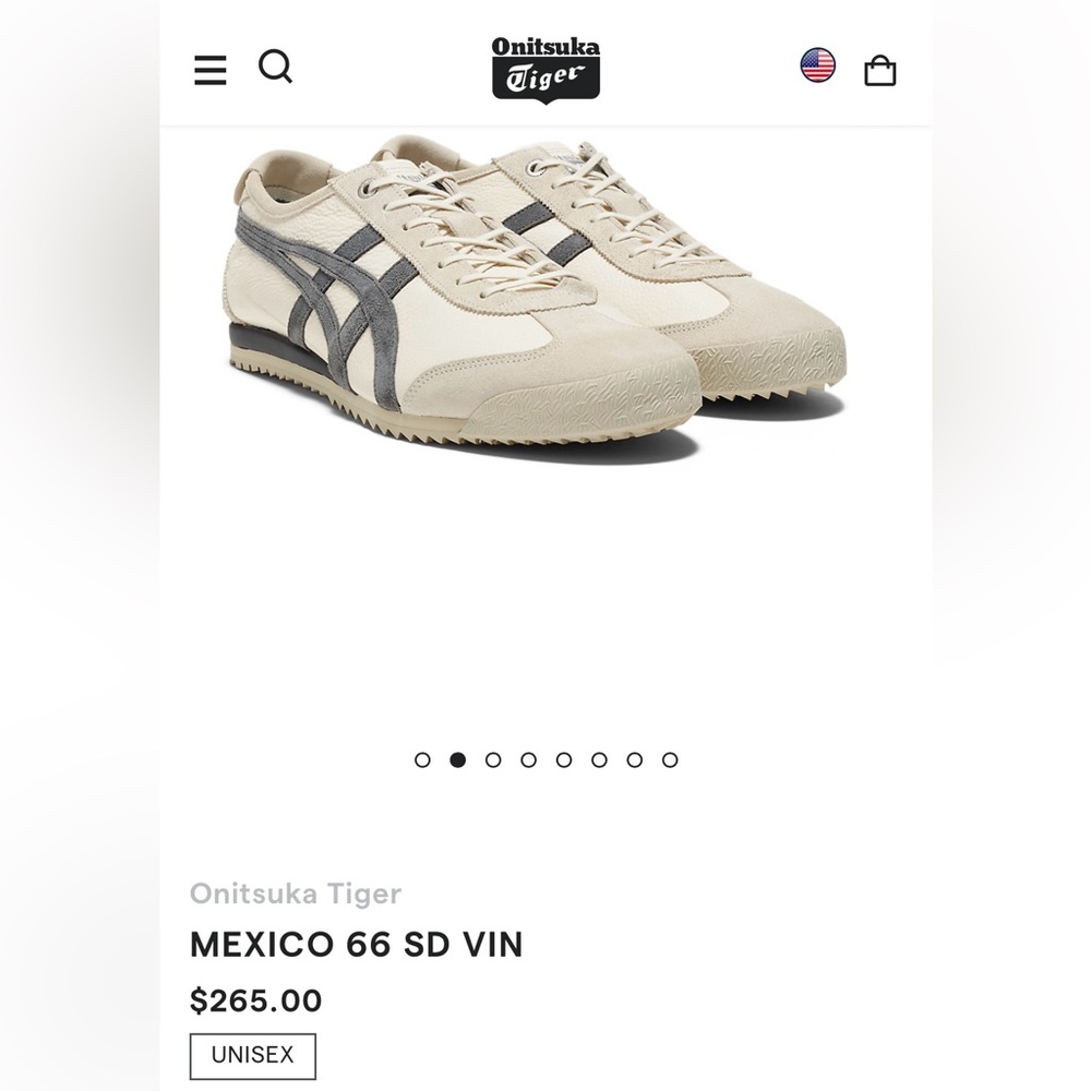 Onitsuka Tiger Mexico 66 SD VIN ASICS sneakers shoes cream ivory gray 36 - Picture 16 of 17